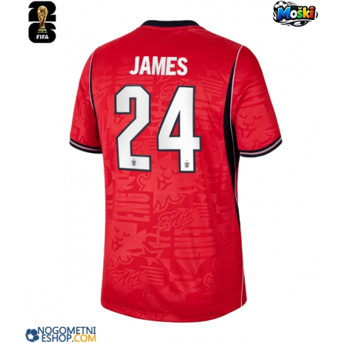 Moški Nogometni dresi Anglija Reece James #24 Gostujoči SP 2026 Kratek Rokav